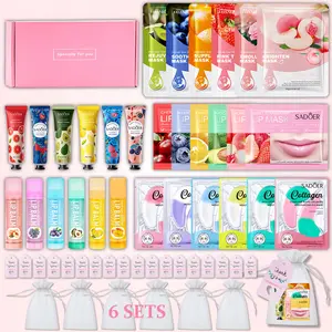 Sjopa Skincare Gift Set Rich in Fruit Extracts Moisturizing & Hydrating Greasy-Free Ideal for Winter Christmas Gift