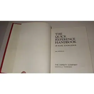 USED-Quick Reference Handbook Of Basic Knowledge by Calvin Linton Edward Litchfield (Hardcover)