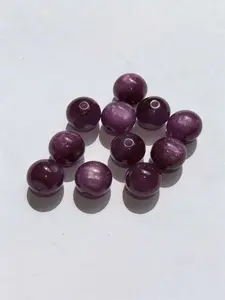 Sparkling Diamond Sterling Shining Beads, 10pcs Key Chain Charms, Bag Accessories, Car Hanging Decorations, Perfect Gift