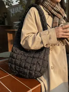 Cloud Puffer Quilted Bag, Oversized Slouchy Crossbody, Lazy Girl Aesthetic, Stylish and Comfortable, Perfect for Everyday Use, Crossbody Puffy Bag