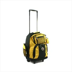 Transworld 738131-YEL Roll-Away Deluxe Rolling Backpack- Yellow