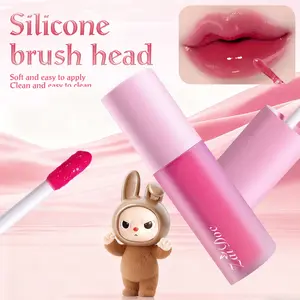 Heart-Shaped Lip Gloss Hydrating Plumping with Vitamin E Vegan Comfortable Non-Sticky Long-Lasting Shine Perfect for Day or Night