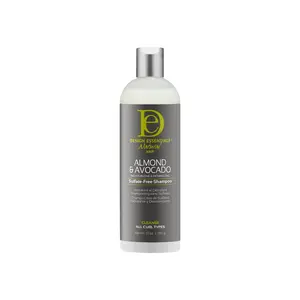 Design Essentials Natural Hair Almond & Avocado Shampoo - Sulfate-Free Moisturizing & Detangling Formula for Dry Hair - Gentle Formula with Almond & Avocado Oils - 30 Years Experience