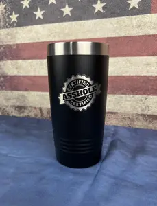 Certified A Hole 20oz Tumbler - Laser Etched Drinkware for Kitchenware