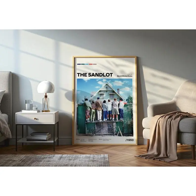The Sandlot Poster | 90s Classic Cult Movie Art – Vintage Film Print