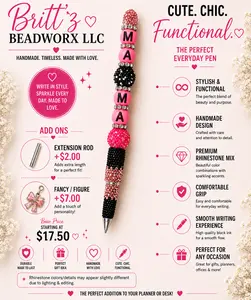 Custom Rhinestone pen, made on LIVE only!