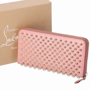 Pre-owned christian louboutin leather Small Leather Goods Panettone wallet BNIB