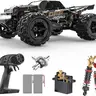 DEERC 9309E Hobby-Grade Remote Control Truck - 4WD Mud Traction, 40KM/H High-Speed, 2.4GHz Wireless Controller, Waterproof, 2 Rechargeable Batteries, Durable Brush Motor, Metal Parts, LED Headlights, RC Model Car Gift for Beginners, Kid Stuff for Boys
