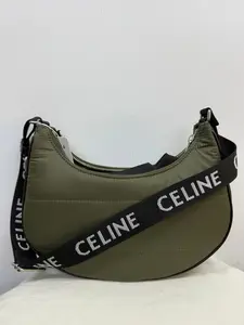 Pre-owned Celine Canvas Plain Shoulder Bag