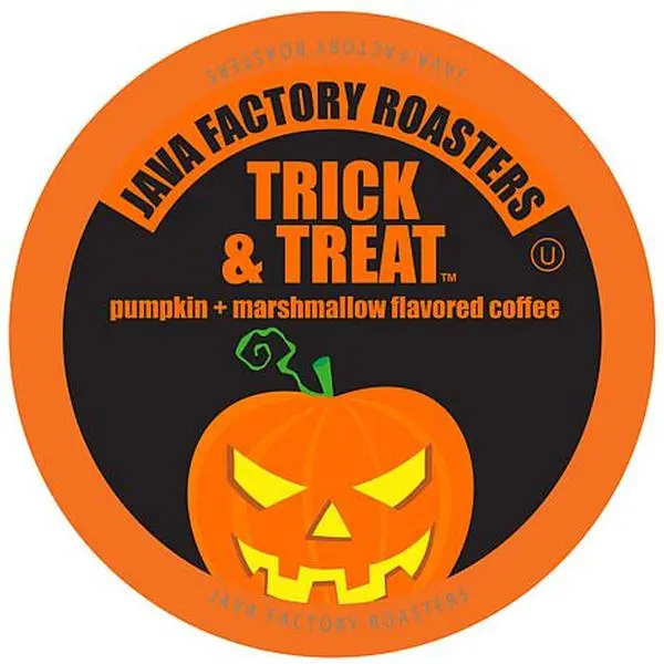 Two Rivers Coffee Java Factory Trick&Treat  Coffee Pod for Keurig Pumpkin Marshmallow-40