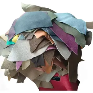 Leather Scraps, 1.5-2.0mm (3.6-5 oz) Thick Genuine Cowhide Scraps, Leather Scrap for Tools/Crafts/DIY, Mixed Colors,Leather for Crafting (Thick 500 Grams)