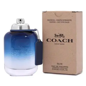 COACH New York Blue Tester EDT 100ml For Men - Aromatic Spicy Fragrance