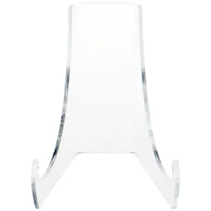 Plymor Clear Acrylic Flat Back Easel With Extra Deep Support Ledges