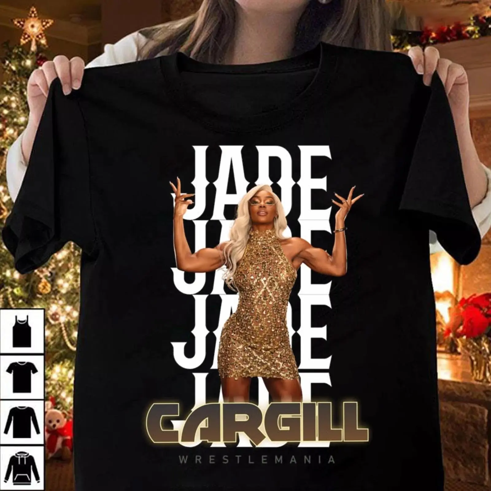 Jade Cargill T-Shirt Wrestling Graphic Tee HY939