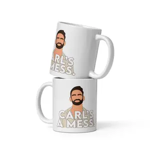 Carl’s a Mess Summer House Mug, Gift For Friends Coworkers