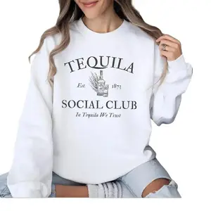 Tequila Lover Sweatshirt, drink party Hoodie, Drink Tequila, Tacos and Tequila Sweatshirt, Social Club, gift for tequila lover Sweatshirt