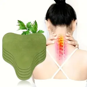 YIJIAXIN Mugwort Ginger Shoulder Relief Patches (12pcs) | Natural Herbal Pain Relief for Stiff Neck & Shoulders