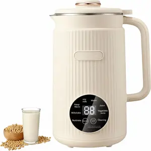 9 in 1 Nut Blender,40oz Large Capacity Stainless Steel Automatic Soy Milk Machine for Homemade,Oat,Plant-Based Milk and Non-Dairy Beverages Almond Cow Milk Machine with Delay Start,Self Cleaning