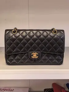 Pre-owned CHANEL leather Shoulder Bags Classic Flap Medium CF (BF 12Z) XP02203