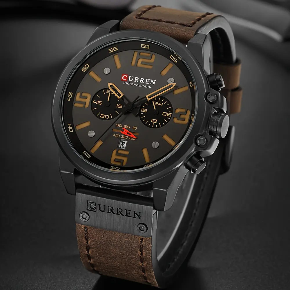 Men's Sports Watch, Multifunctional Waterproof Wristwatch