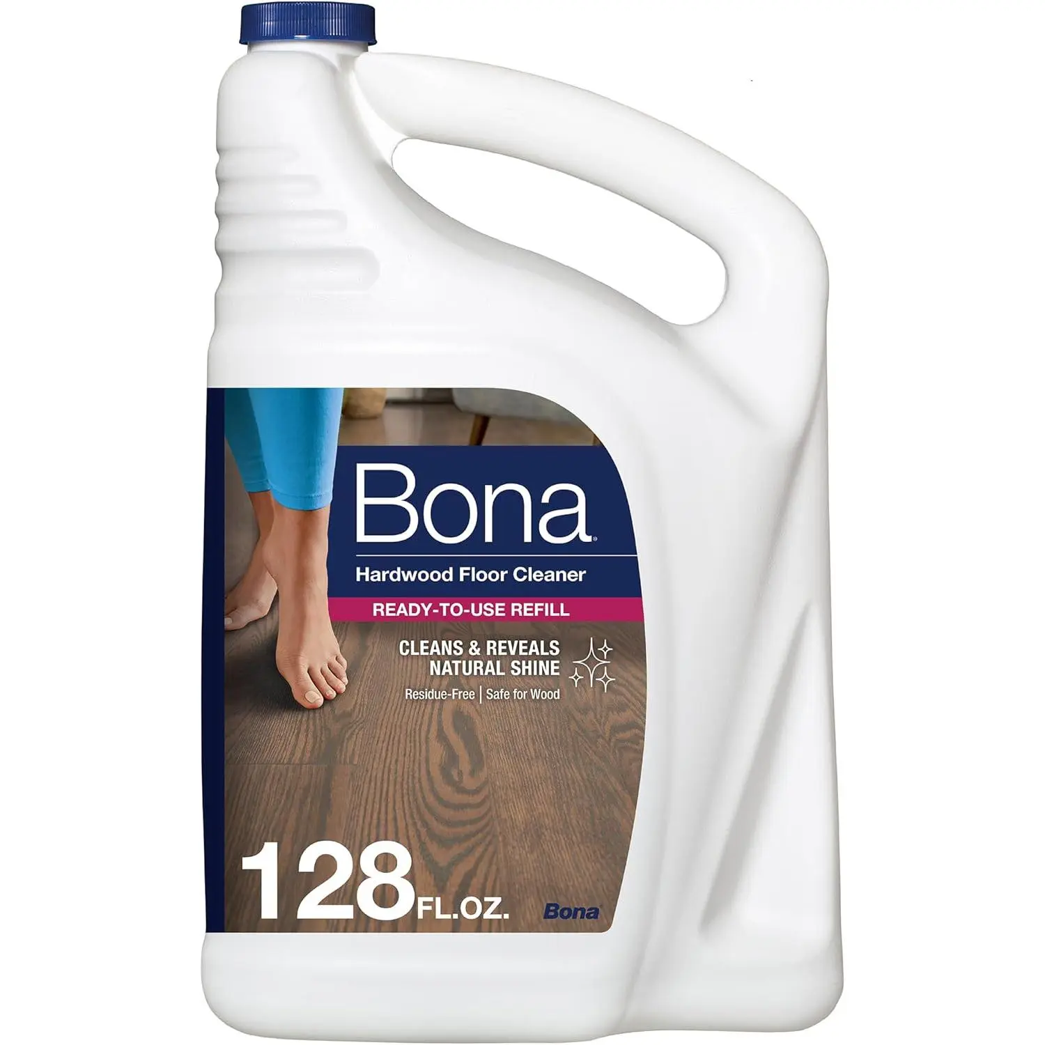 Hardwood Floor Cleaner Refill - 128 fl oz - Unscented - Refill for  Spray Mops and Spray Bottles - Residue-Free Floor Cleaning Solution for Wood Floors