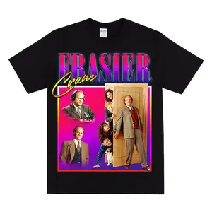 FRASIER CRANE Homage T Shirt, Vintage Frasier T Shirt, Gift For Fans Of Frasier, Funny Frasier Tshirt, Gifts For Psychiatrist, Handmade Gift
