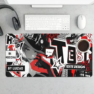 Luizao IB Mocha Gaming Mouse Pad Large Size for Smooth Control & Comfort Enhanced Performance Smooth Surface Compact Design