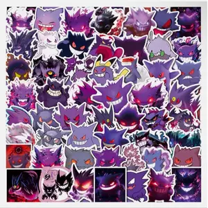 50 Pc Pokemon Stickers Gengar Set 50 Pc Pokemon Stickers Gengar Set