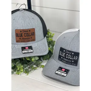 Adult Stars Blue Collar American Patch Snapback Hat
