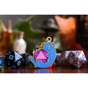 DND Otter Enamel Keychain