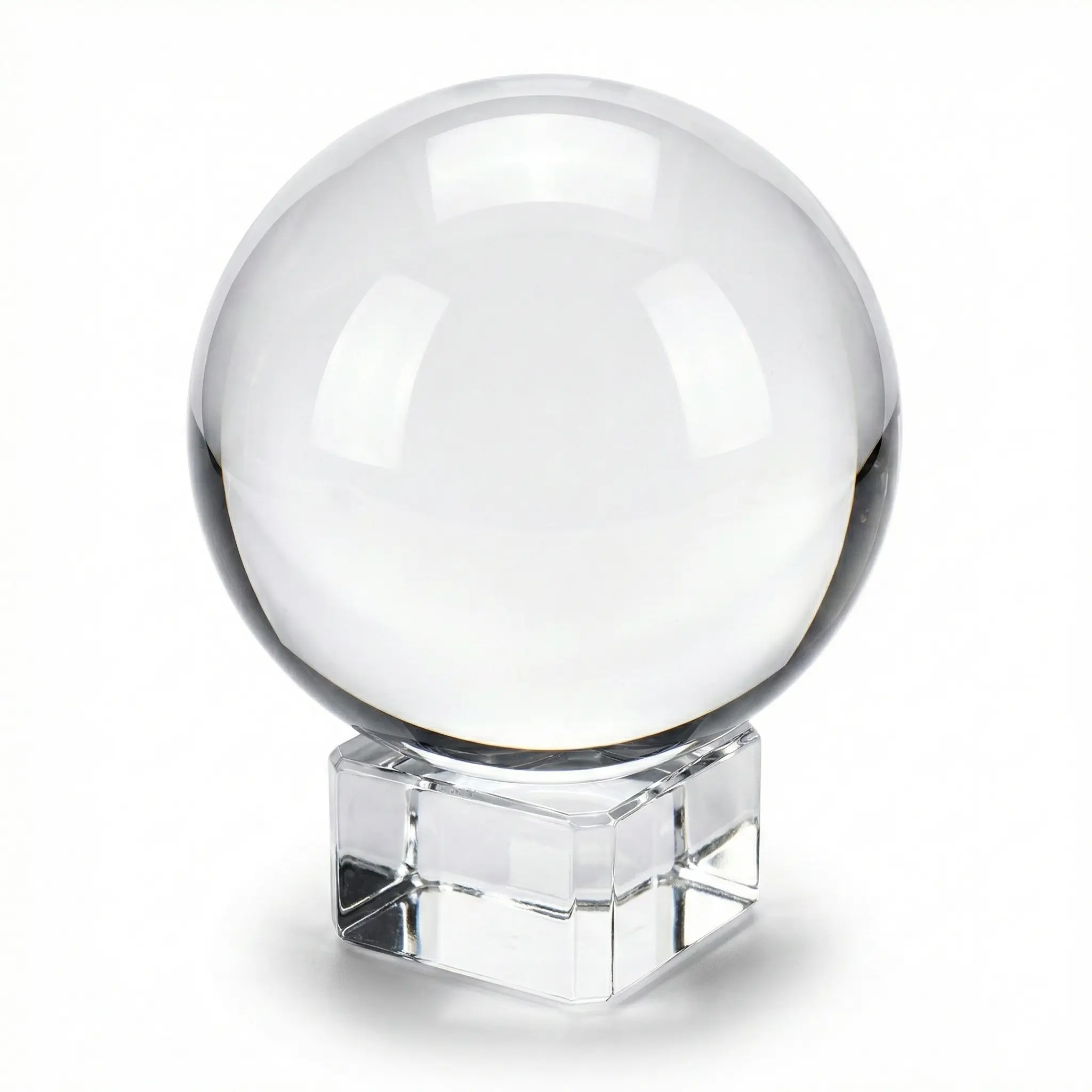 125mm Clear Crystal Ball — Scrying &amp; Spirit Contact 5 Inch Sphere