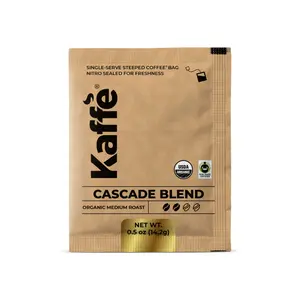 Kaffe Cascade Blend - Medium Roast Coffee Steeped Bag (5pack) Bean Beverage