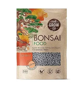 Bonsai Fertilizer - Gentle Slow Release Plant Food Pellets - Ideal for All Indoor and Outdoor Bonsai Tree Plants in Pots (5 oz)