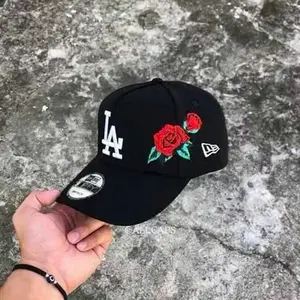 🌹 Iconic Vibes: New Era Rose Patch Cap (NY/LA) – Adjustable Snapback – Must-Have Accessory 🧢