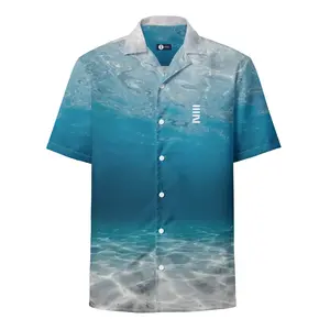 The Latitude Shirt - RYA02 / Elevated Button-up Fabric Long Oversized Oversized Polyester Relaxed Fit Straight Stretch Sun Sweat Tops