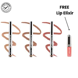 SACHEU Lip STAY-N TRIO - 3 x Peel-Off Lip Stain - All-Day Wear Transfer-Proof Lip Stain - Infused with Hyaluronic Acid & Vitamin E for All Skin Types - Vegan & Cruelty-Free