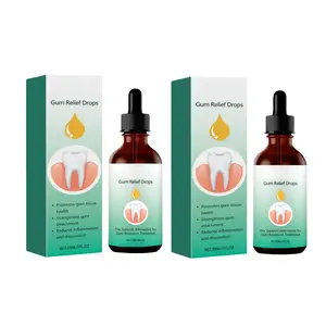 2 Gingival Repair Drops Quickly Repair of Cavities Caries Teeth Whiten Remove Yellow Plaque Stains Relieve Gums Decay Toothpaste
