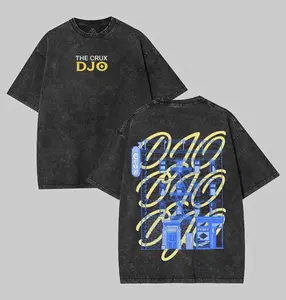 Retro Vintage Limited Edition Djo - The Crux Washed Heavyweight Cotton T-shirt for Fans, Unisex Heavy Indie Rock Tee men gifts summer fits Fabric Menswear