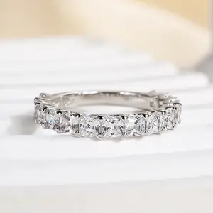 Maxine Gorgeous Radiant Cut Wedding Ring,5A Cubic Zirconia Bridal Ring Set ,Women's Ring Jewelry,Wedding Ring Set for Daily,Travel,Proposal,Birthday,Anniversary, Daily Wear, Bridal Set