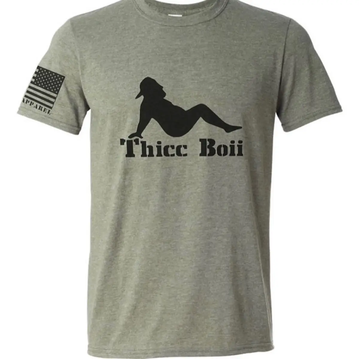 Thicc Boi Shirt Heathered Green