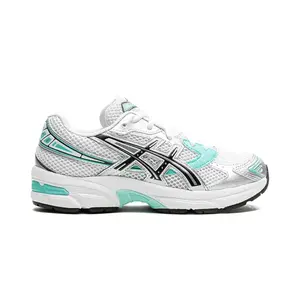 ASICS Gel-1130 White Aqua (GS) 1204A163-102 Youth Authentic Shoes Footwear Sneaker Trainer Comfortable Walking Fashion Trending Gift
