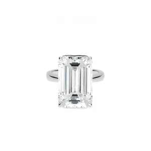VAMERAY 26 Carat Emerald White Ring#11582