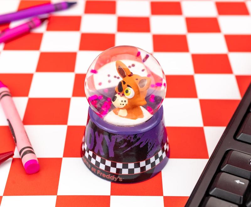 Five Nights At Freddy's Foxy The Pirate Mini Light-Up Snow Globe | 3 Inches Tall