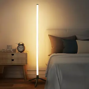 USB Powered LED Floor Lamp with RGB Color Changing LED , App & Remote Control for Indoor Music Sync Ambient Lighting in Living room lights