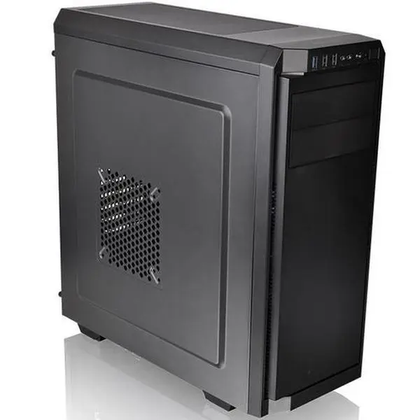 Thermaltake V100 Mid Tower PC Case - Desktop & Laptop Component with 1 Pre-Installed Fan, Cooling Support