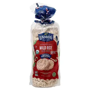 Lundberg Organic Brown Rice Cakes, Wild Rice, 7.1 oz (202 g)