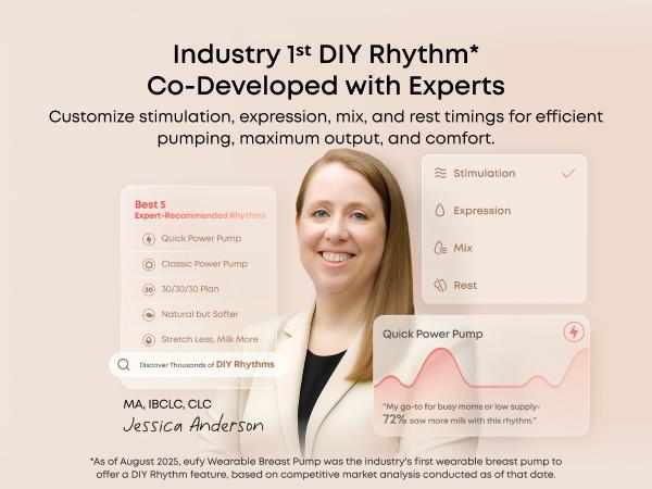 NEW eufy S2 Pro Heated Wearable Breast Pump, Hands-Free Breast Pump with Industry-Leading HeatFlow Tech, App-Controlled OptiRhythm, Hospital-Grade Suction, Leakproof, Slim and Ultra-Quiet for in-Bra Use Maternity
