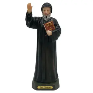 San Charbel 8" inches Tall Santo Estatua St Saint Charbel Brand New  Religious Decor Ornaments Lebanon