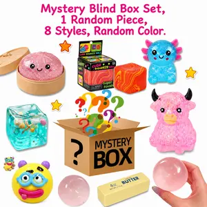 Various Styles of Malt Sugar Blind Box Series, Squishy Series, Squishable Sensory Play, Slow Rebound Kneading, Suitable for Home School Parties, Gifts for Friends, Squishy Pack (1PC Random)