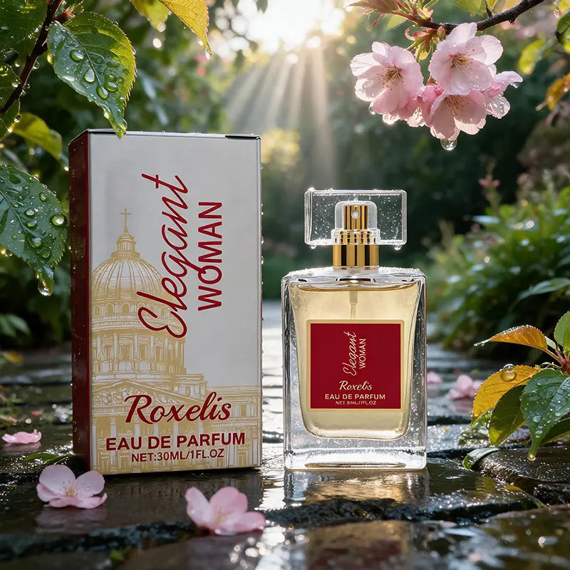 Women's Floral Perfume Spray - Jasmine & Cherry Blossom Notes, Warm Sandalwood & Cedar Base, 30ml Long Lasting Eau De Parfum